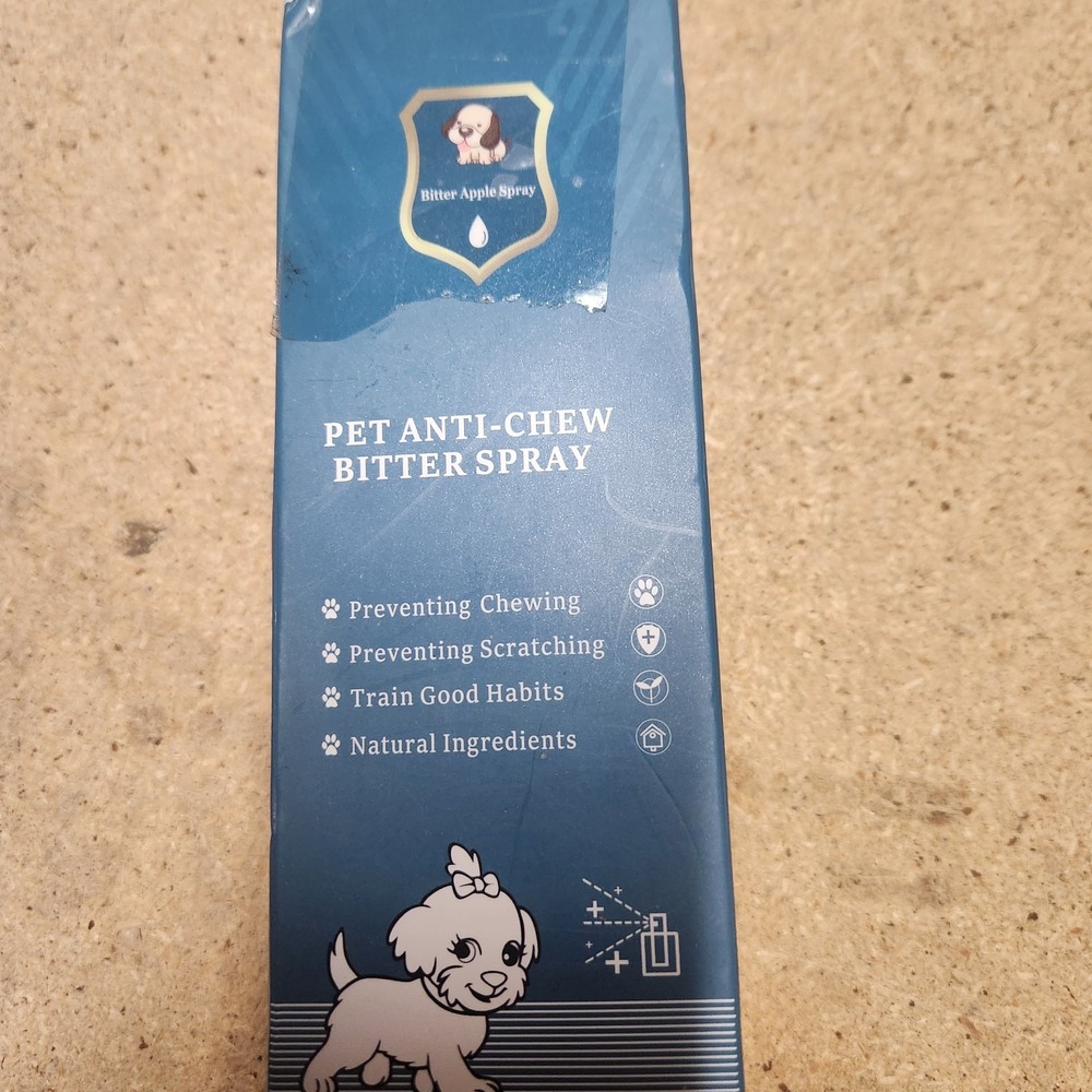 Pet Anti-Chew Bitter Apple Spray 150ml for Dogs Cats Anti Chewing Stop Biting